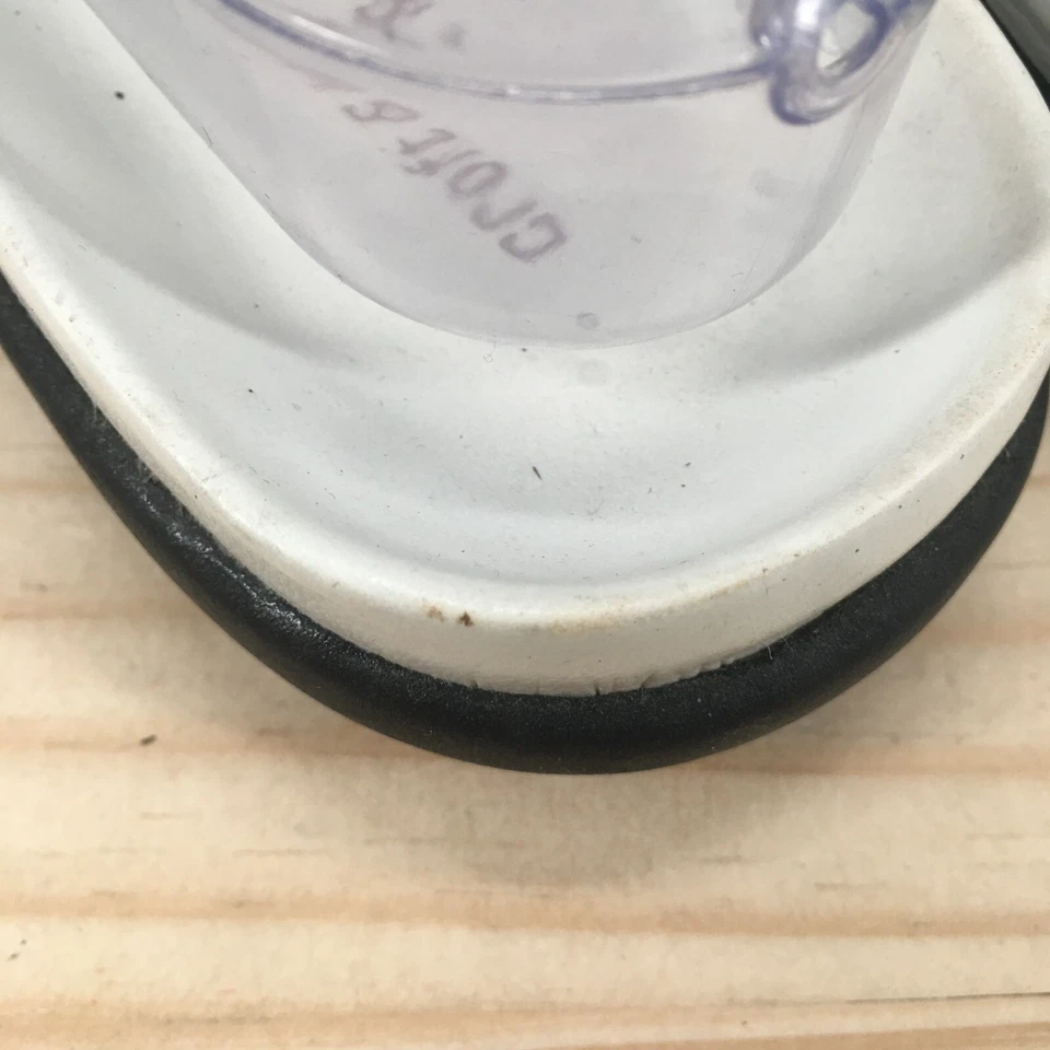 Croft & Barrow Sandals Womens 8.5 M Island Flip Flop Low Heels White Slip On - Image 4 of 4