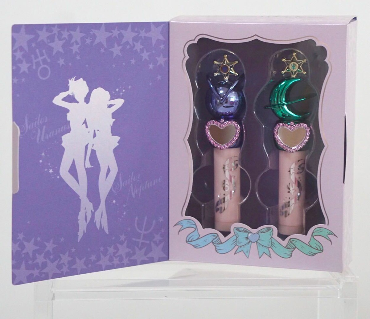 Jouet Miracle Romance Sailor Moon - Twin Lipcream Rod Uranus & Neptune - Bandai
