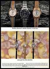 1964 Rolex Watches Vintage PRINT AD Timepiece Luxury Jewelry Gold Diamond