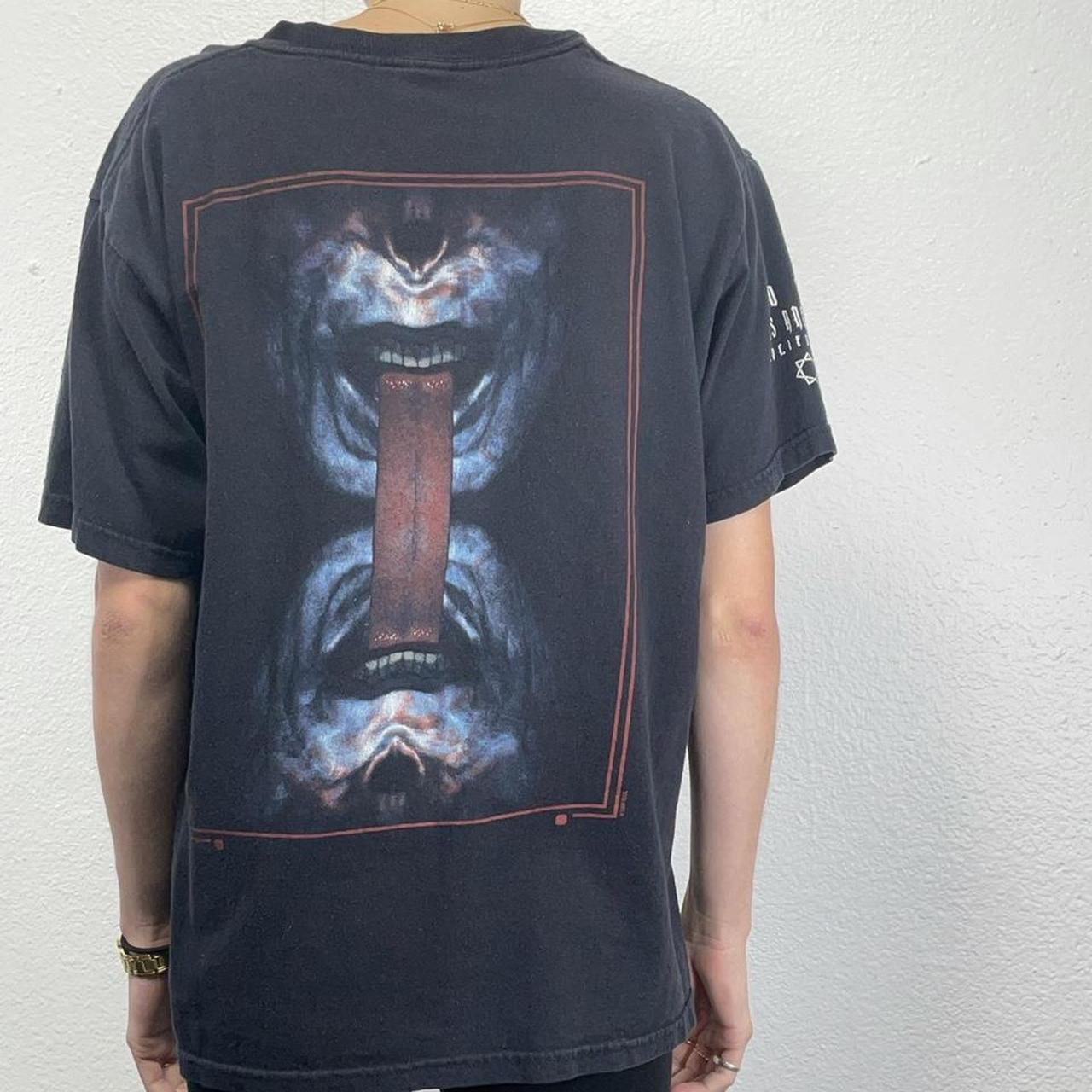 Tools y2k tee mens medium band tee vintage and rare tongue tee image 3