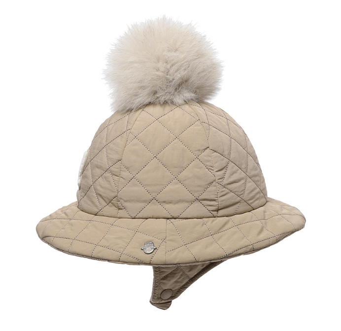 [Malbon Golf] Quilted Bucket Hat BEIGE (WOMAN) image 3