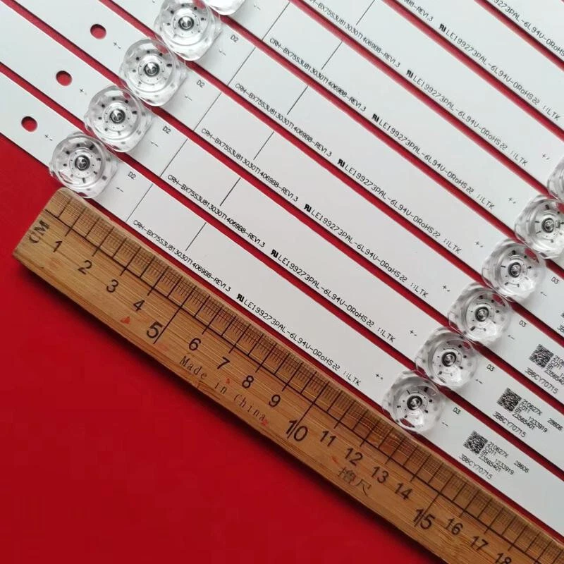 Tira de retroiluminación para Hisense 75R6E3 75H6570G 75E3D 75H6510G 75A6G HD750S3U81-TAB1 Foto 2 de 4