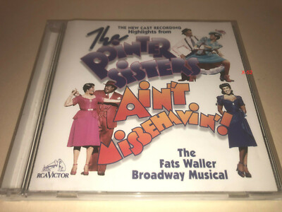 Pointer Sisters CD Aint Misbehavin new cast Fats Waller Arthur Faria Rich Maltby