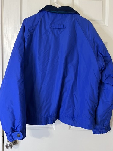 Cappotto giacca OSHKOSH B'GOSH nylon full zip foderato pile blu grande L 42-44 - Foto 7 di 9
