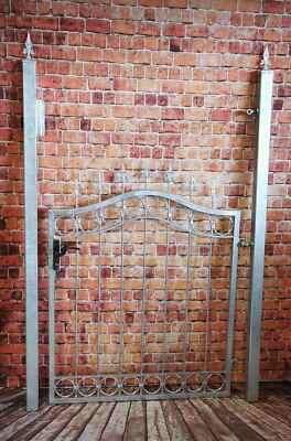 Gartentür Pforte Tor Metall Imperia-GT100/120S Schloss Feuer Verzinkt  P.-Set 60