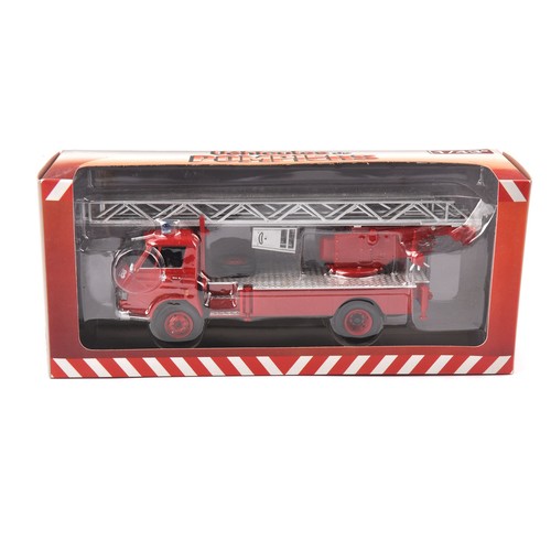 Diecast 1/43 Scale Pompiers Fire Truck Red Vehicles Car Display Toy Kids Gift - Picture 3 of 11