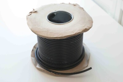 Schwarze flexible Kabeltrommel 2 x 1 mm
