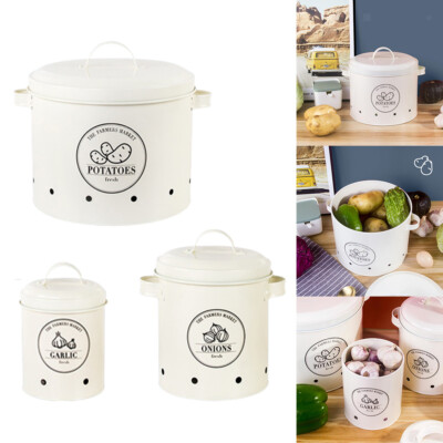3xLebensmittel Frische Aufbewahrung Kartoffeln Gadget Gemüse Obst Sparbehälter