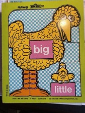 Playskool Wood Puzzle 13 Pieces 315-13 1973 BIG BIRD