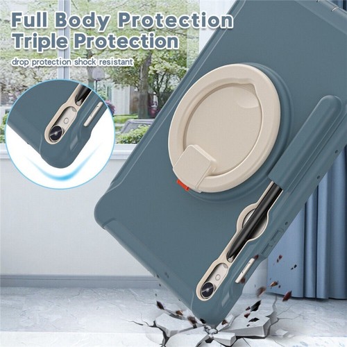 For Samsung Galaxy Tab S7 S8 S9 FE Plus S10 Tablet Shockproof Case Stand Cover - Bild 60 von 102