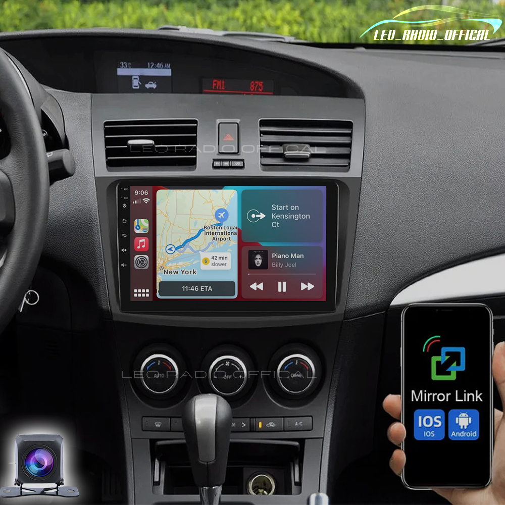 For 2010-2013 Mazda 3 Apple Carplay Android 12 Car GPS Navi Stereo ...