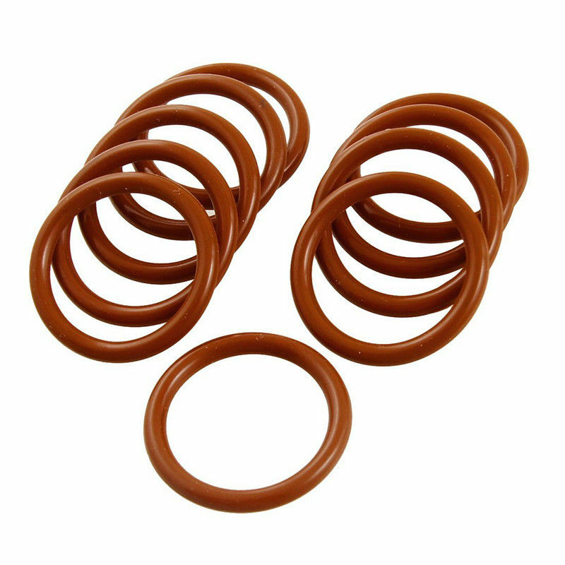 Silicone O-Rings, Red,Size 017 11/16" ID, 13/16" OD, 1/16"CS Price for 10 pcs