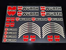 Xiaomi Mijia M365 Kit Adesivi Riflettenti per Monopattino Elettrico Würth Logos