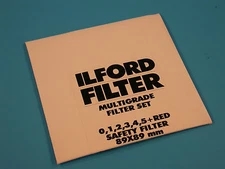 ILFORD Multigrade 89X89mm Filter Set - NEW - SEALED