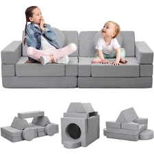 16Pcs Soft Play Climbing for Toddlers, Kids Foam Climbing Blocks for Boys and...