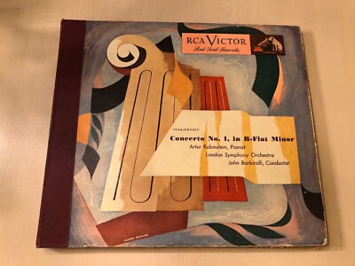 Tchaikovsky Concerto No. 1, In B- Flat Minor 4 LP Records RCA Victor Rubinstein