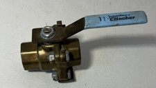 Jamesbury 3/4" Clincher Ball Valve Brass Body 600 CWP PTFE Seat 21-1136-TT-0 USA