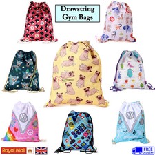 Kids School Gym Bag Sports Bag PE Swimming Rucksack Children's Boys Girls
