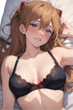 Asuka Neon Genesis Evangelion Waifu Weatherproof Anime Sticker 6" Car Decal