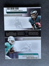 Devonta Smith/Jaylen Waddle 2021 Contenders 1st Round Numbers ROOKIE insert PWE!