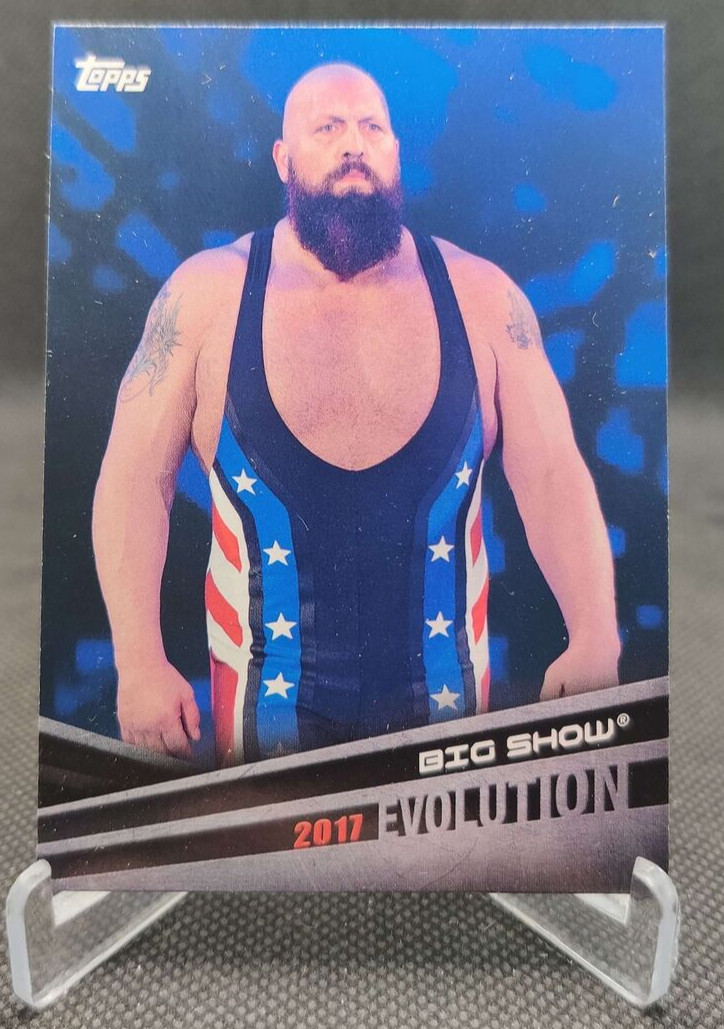 2018 Topps WWE Evolution #E-3 Big Show wrestling card