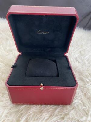 Cartier watch box case pantail RED vip gift jewelry BOX novelty | eBay