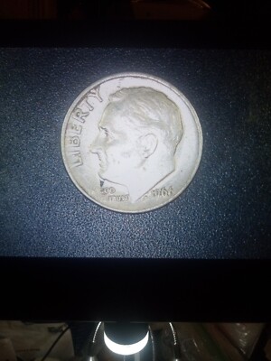 1966 roosevelt dime no mint mark Distorted Letters