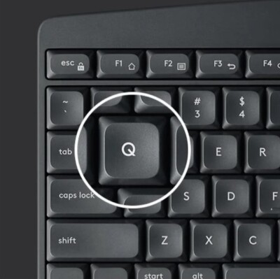 Single Keycap Replacement for Logitech (Logi) K850 (MK850) - Key Cap Ships Free!