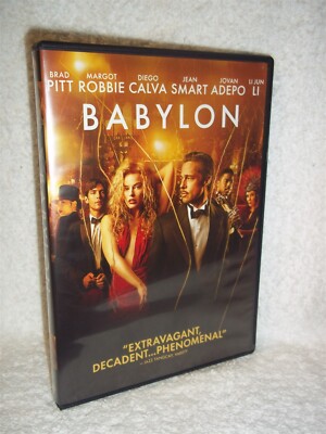 Babylon (DVD, 2023) Margot Robbit Brad Pitt Diego Calva Tobey Maguire comedy FP