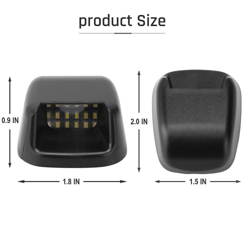 2x License LED Number Plate Lights For Nissan Navara D40 20052016 Rear