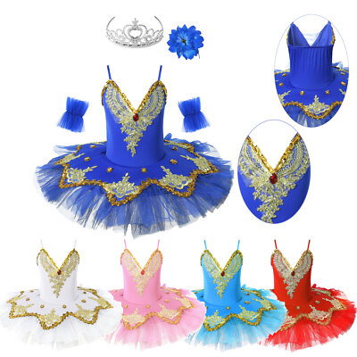 Ballet Skirt IEFiEL Kids Girls Sequined Ballet Dance Tutu Dress