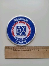 AMERICAN YOUTH SOCCER ORGANIZATION REGIONAL COACH PATCH SEE PHOTOS