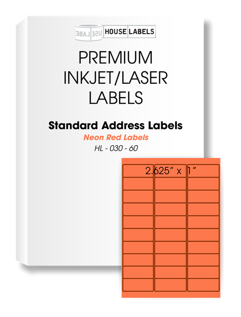 neon address labels