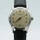 Junghans Vintage Mens Watch 35mm Mechanical Hand Winding Steel Gold Case