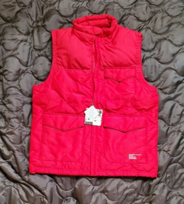 Stussy Authentic Outer Gear. Red Vest. Large. Vintage. Brand NEW 