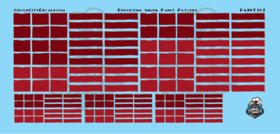 Reporting Mark Paint Patch Set Red N Scale