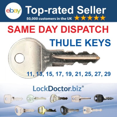 MONT BLANC Thule Roof Box/Bike Rack Keys Range (11-29) | FREE SHIPPING ...
