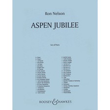Aspen Jubilee (Score and Parts) Concert Band Composed by Ron Nelson