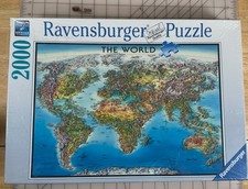 Ravensburger The World 2000 Piece Puzzle 166831 World Map 2014 NEW SEALED