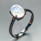 Gemstone ring Natural Moonstone Ring 925 Sterling Silver Size 6.5 /R467581