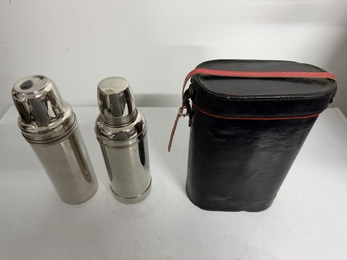 Antique Thermos 1908 and Landers Frary & Clark Universal 1914 w/ London Case