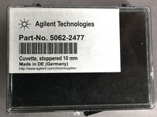 Agilent Technologies 5062-2477 Rectangular Quartz Cuvette Cell Stoppered 10mm