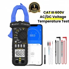 HoldPeak True-RMS Clamp Meter Multimeter 6000Count & Bluetooth Electrical Tester