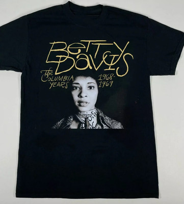Betty Davis black the colum years T-shirt short sleeve All sizes XZ964