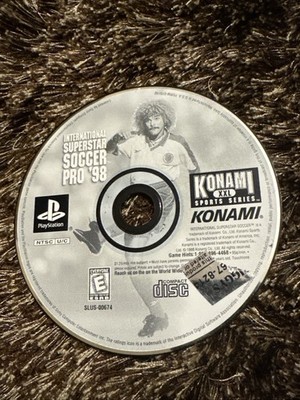International Superstar Soccer Pro '98 (Sony PlayStation 1 PS1) Game Disc Only 