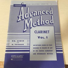 Advanced Method Clarinet Vol. I