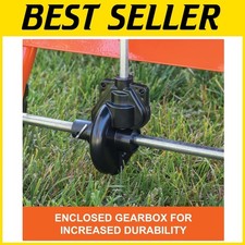 85 Lb. Tow Behind Spreader Blackorange