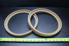 2 MDF Speaker Ring Spacer 10 in Bezel Wood 1 in Fiberglass Enclosure RING-10BZ