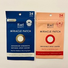 MIRACLE PATCH Rael Pimple Patches, Invisible Spot Cover  Retinol Spot Cover NEW