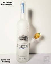 Belvedere Tobacco Pipe Pack - Handcrafted Authentic Glass Bottle - Made in USA